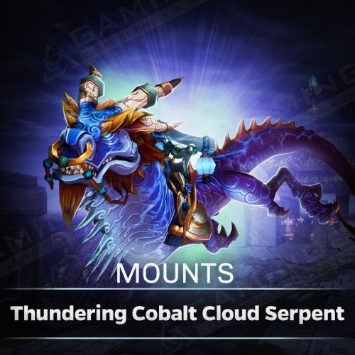 Thundering Cobalt Cloud Serpent
