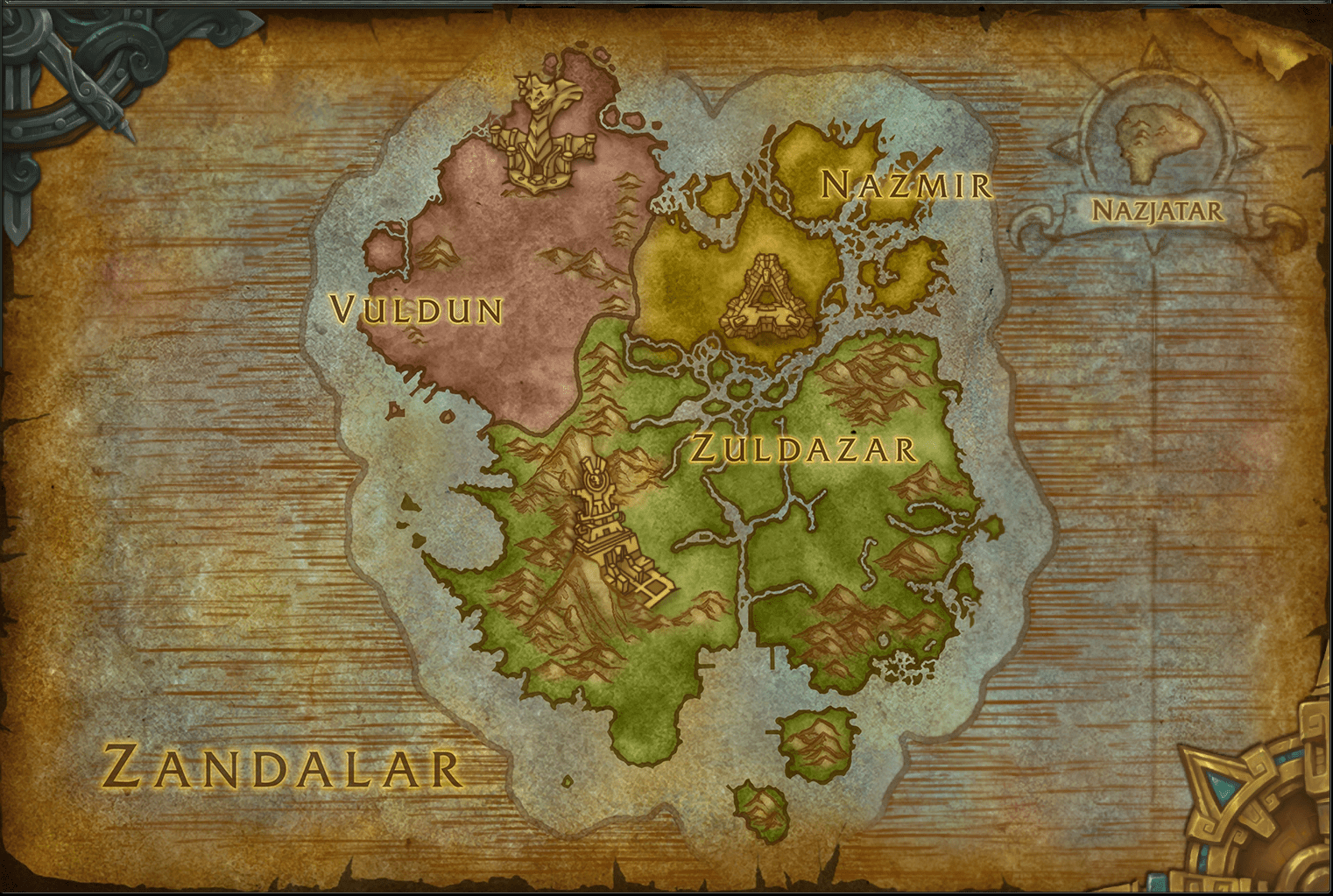 Zandalar Map